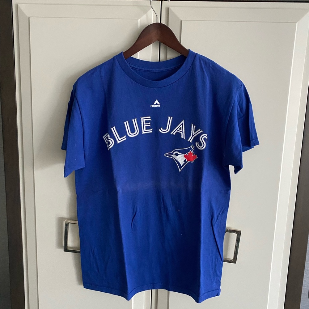 Blue Jay Men's Blue T-Shirt